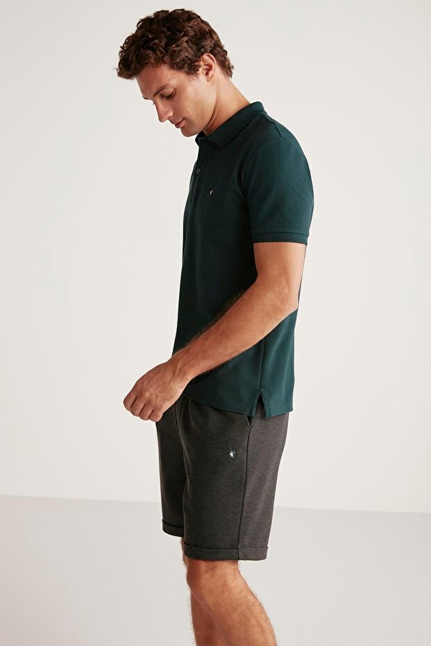Polo yakalı şort takım - 3