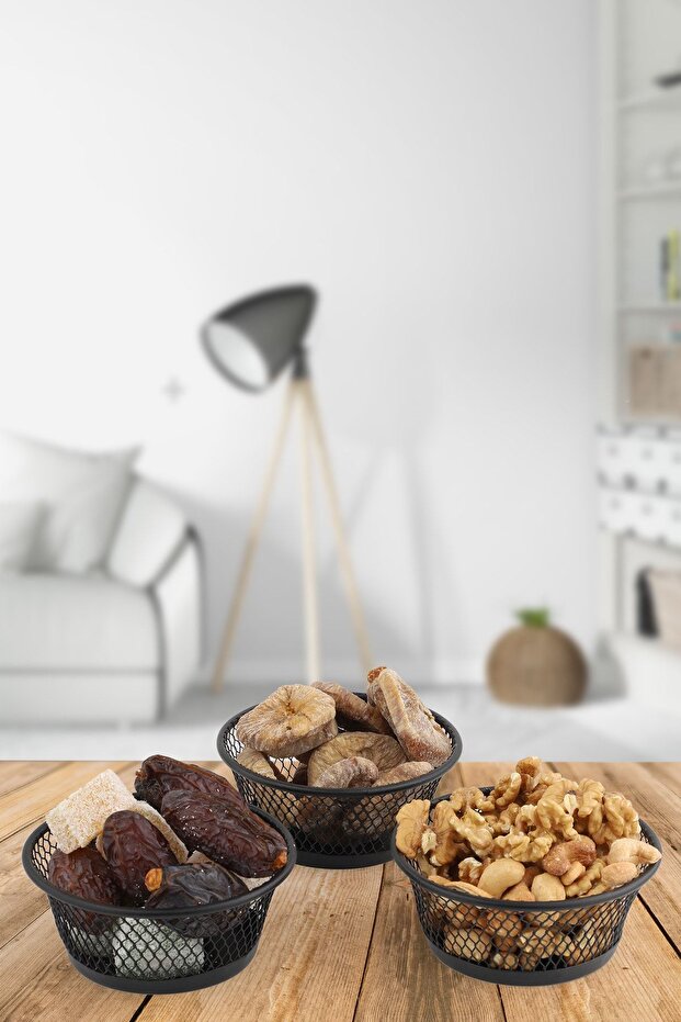 Pelit 3.lü Çerezlik Siyah - 1