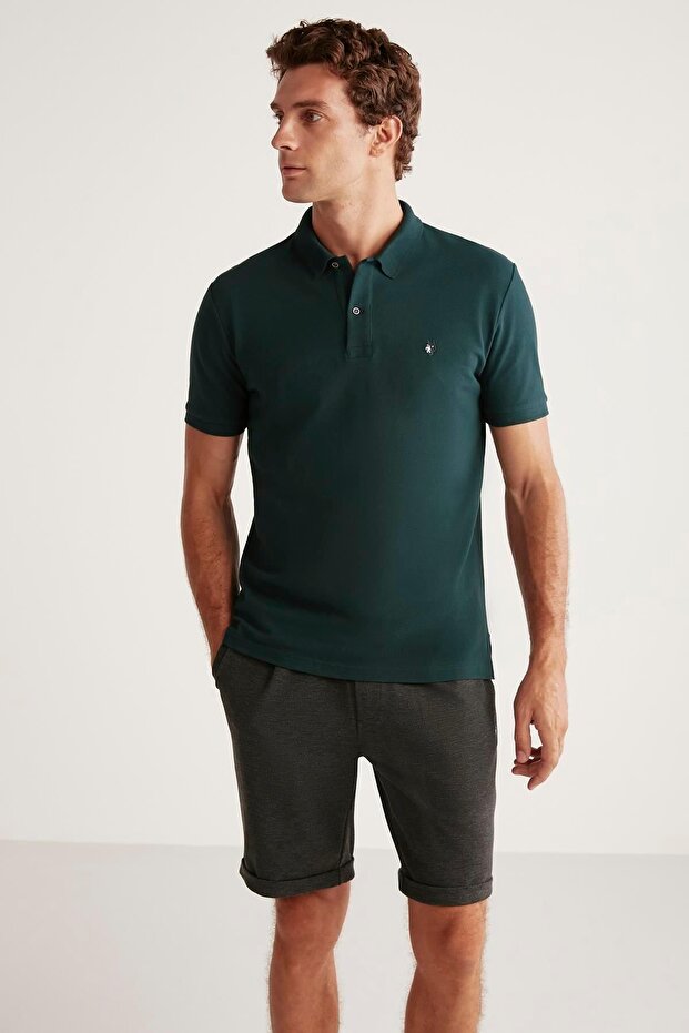 Polo yakalı şort takım - 2