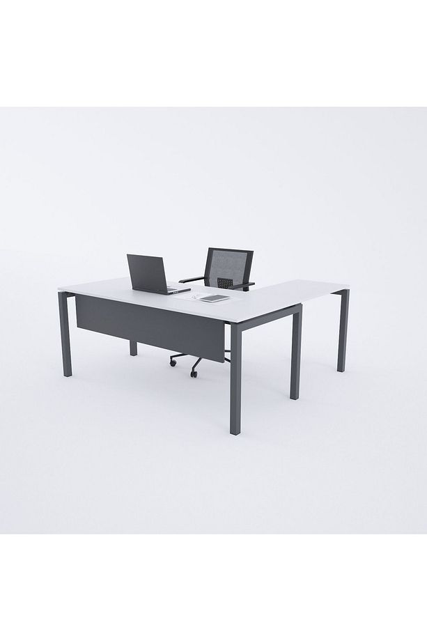Cube 40 L Etajerli Çalışma Masası 160 cm - 1