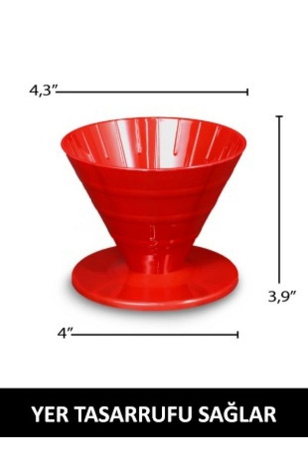 V60 Dripper Kahve Demleme Ekipmanı Filtre Kahve - 4