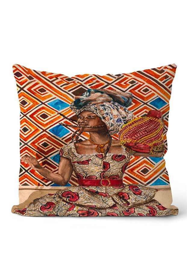 Double Sided Throw Pillow Cover Code: Kir3702 - 1