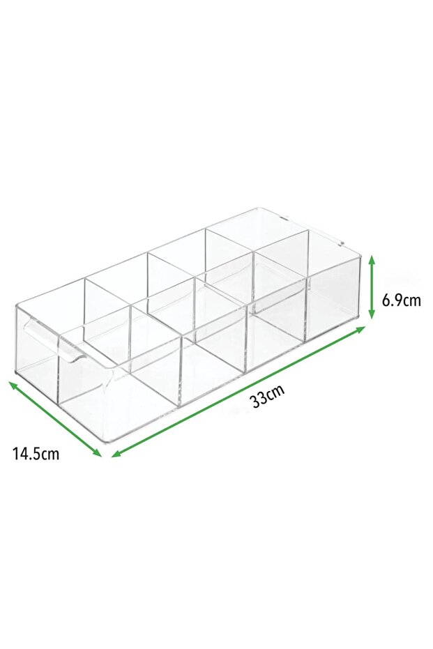 Cutie din plexiglas cu 8 compartimente - 4