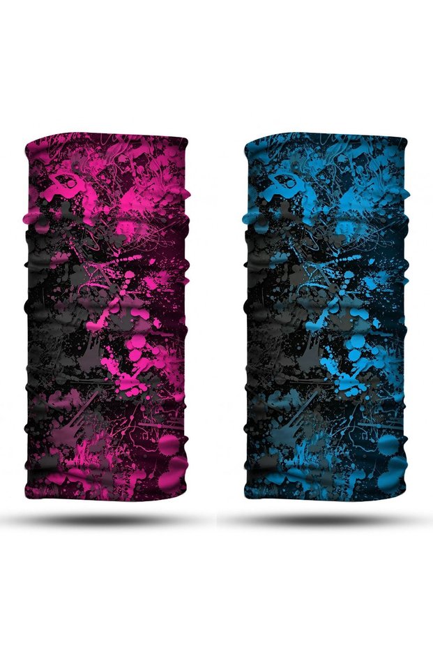 Set of 2 Bandana Men's Bandana Women's Bandana Motorcycle Bandana Neck Collar Balaklava Outdoor