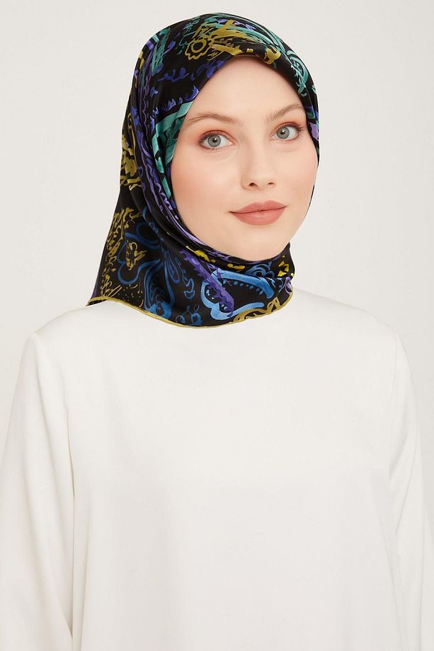 İpek Eşarp 9037d-52 - 2023 Kış Ipek Twill - 1