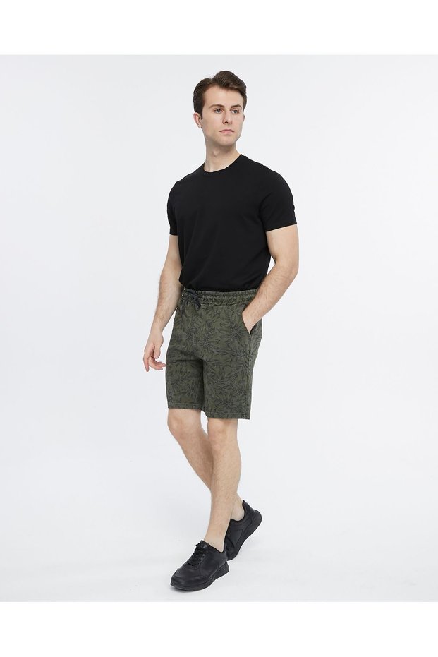 Two-Thread Printed Men's Shorts