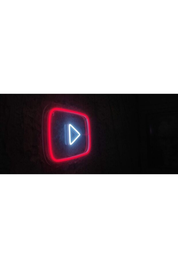 vinyuup Youtube Logo Neon Led Aydınlatma 30 x 20 cm - Fiyatı, Yorumları