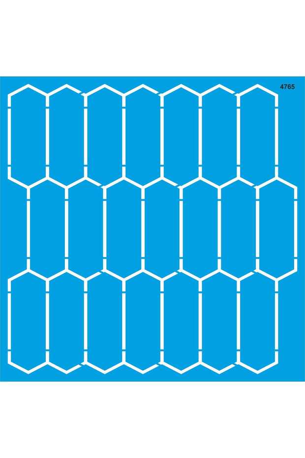 Honey Honeycomb - Stencil Painting Template 40X40Cm