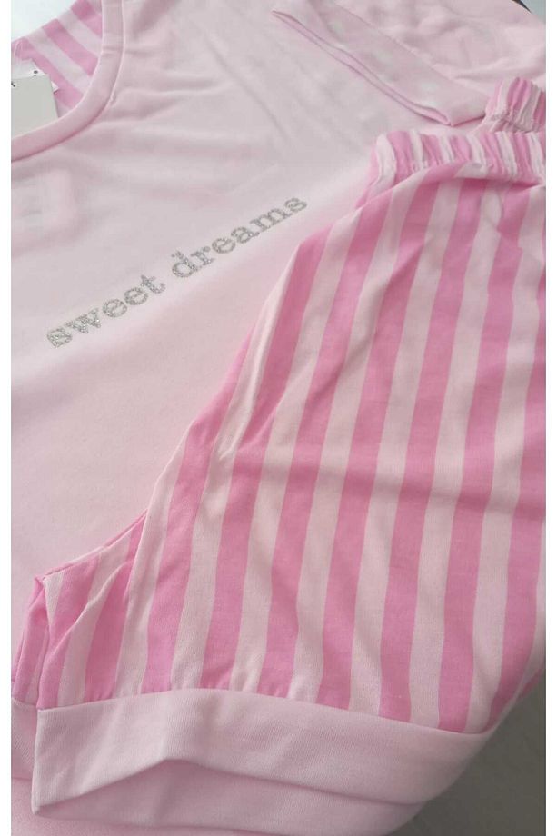Kadın Pijama Takımı Kısa Kol Şortlu - 5