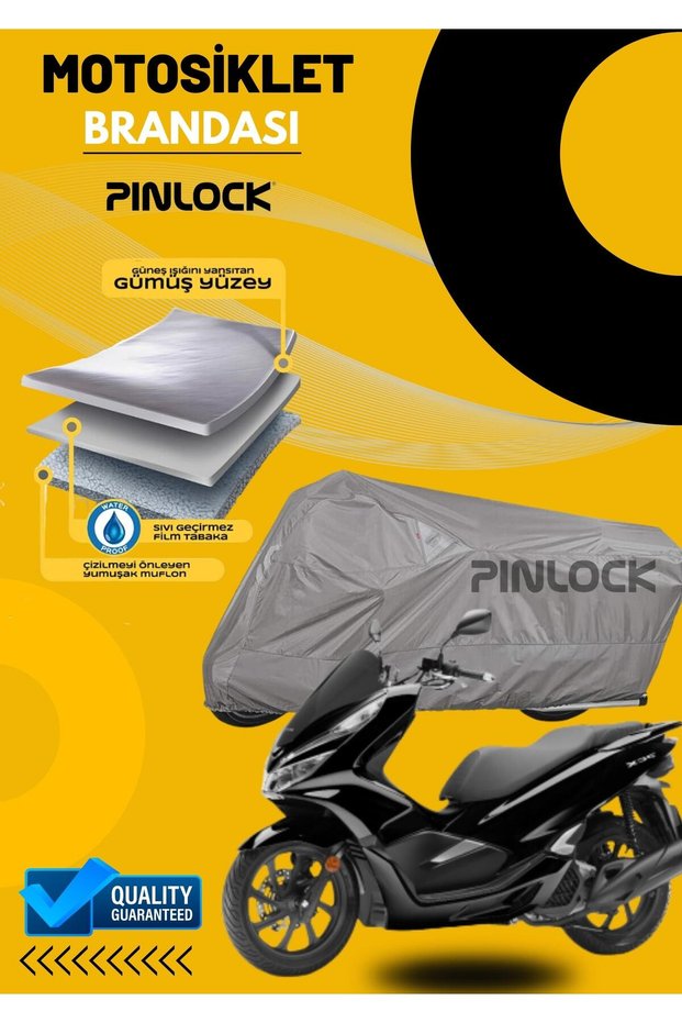 HONDA PCX - Waterproof Motorcycle Tent, THICK PREMIUM FABRIC WITH MIFLON CLIPS