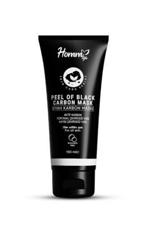 HOMM LIFE SİYAH KARBON MASKE 100 ML - 1