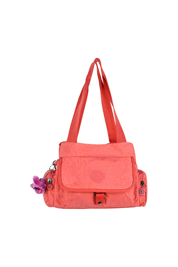 Women's Daily Waterproof Strap Shoulder Bag - Multi-Compartment and Wrinkled