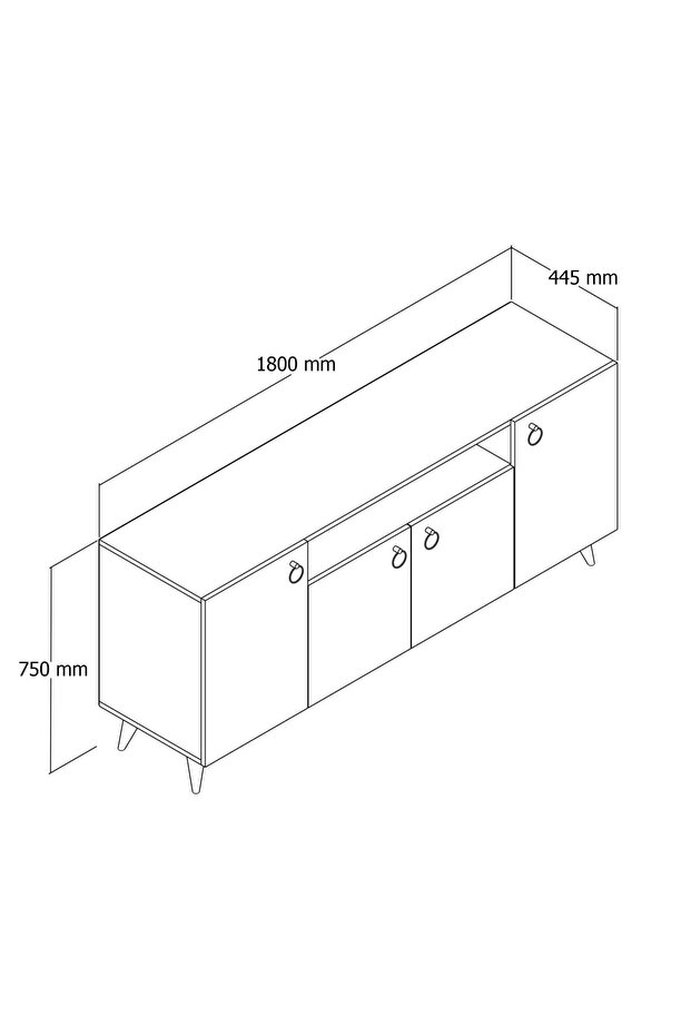 Azra Konsol Çam - 4