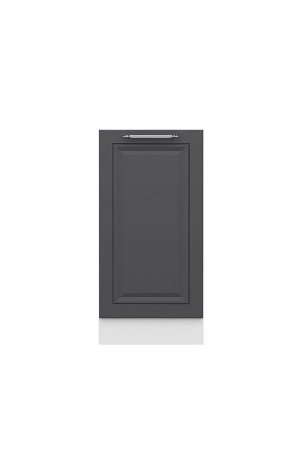Mutfak Modül Alt 1k1r 40cm Dolap Beyaz Mebran C Antrasit - 1