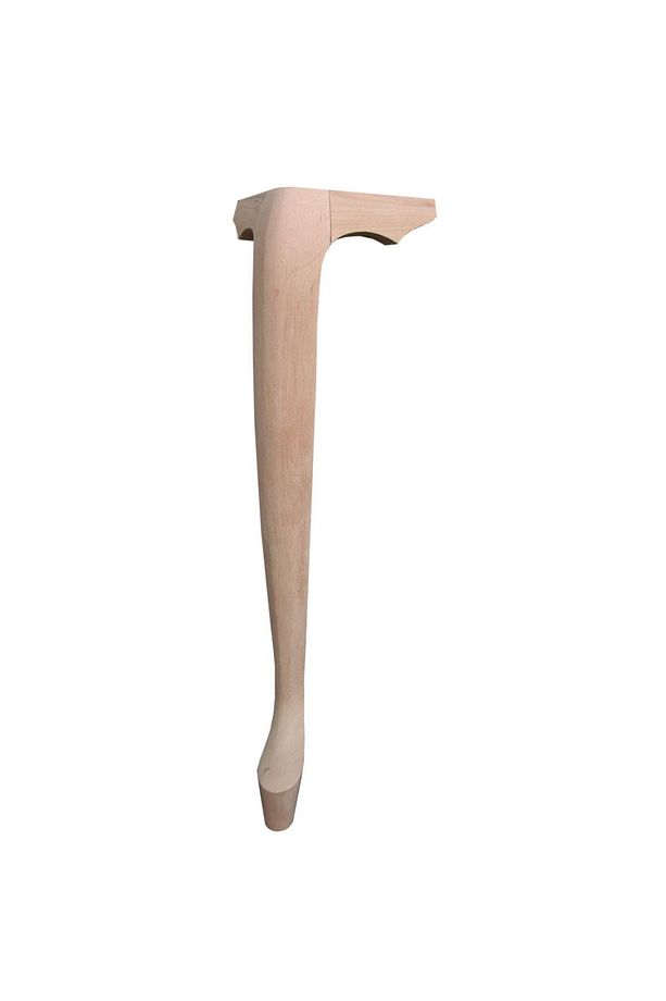 Masa Ayağı 75 X 8,0 X 8,0 Cm Kayın Lükens Ayak Kulaklı Ahşap Ayak - 1
