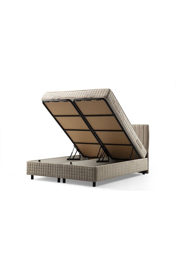 Safir Baza Başlık Pedsiz Yatak Seti 120x200 - 4