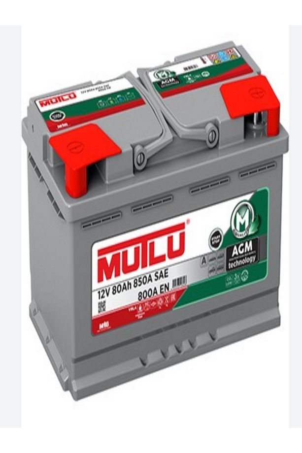 12v 80 Amper Agm Start-stop Akü. Güncel-yeni Üretim. - 2