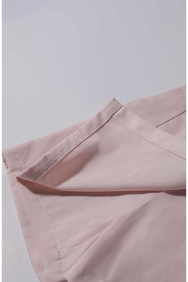 Kız Çocuk Pembe %100 Pamuklu Şortlu Etek - 4
