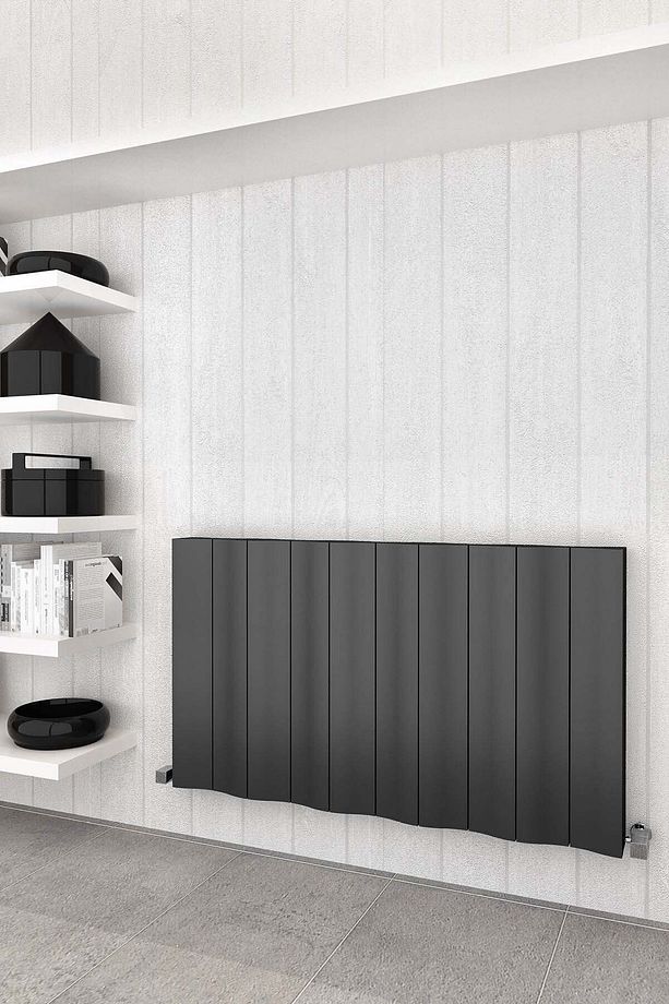 Faro Dekoratif Radyatör Tek Panel Antrasit Siyah 600 X 409 Cm - 1