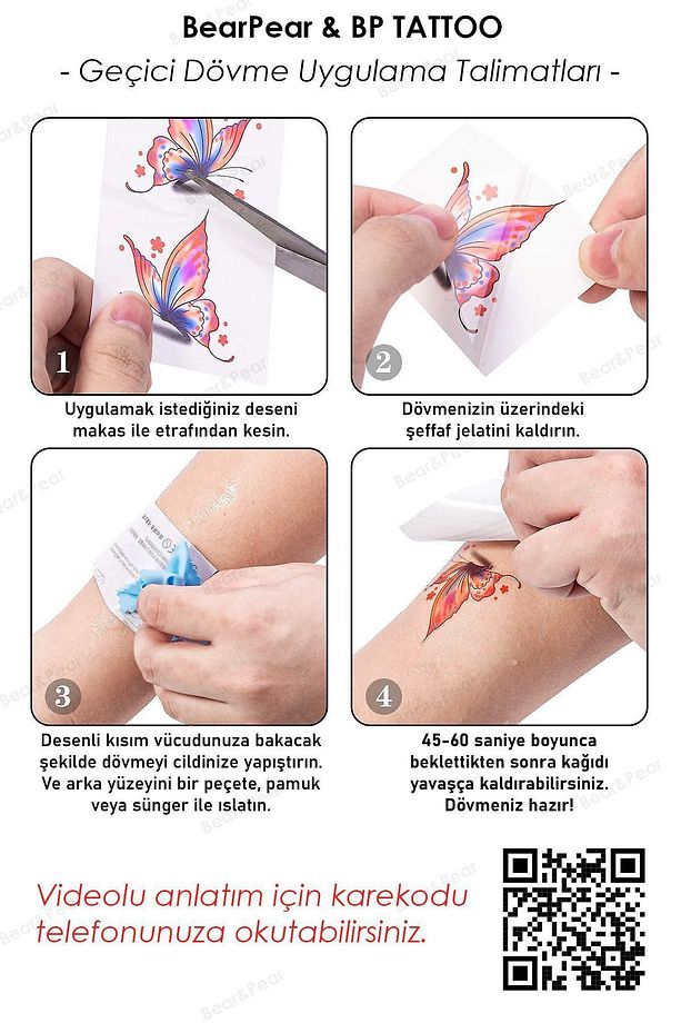 Vahşi Kaplan Ve Ejderha Geçici Dövme - 3