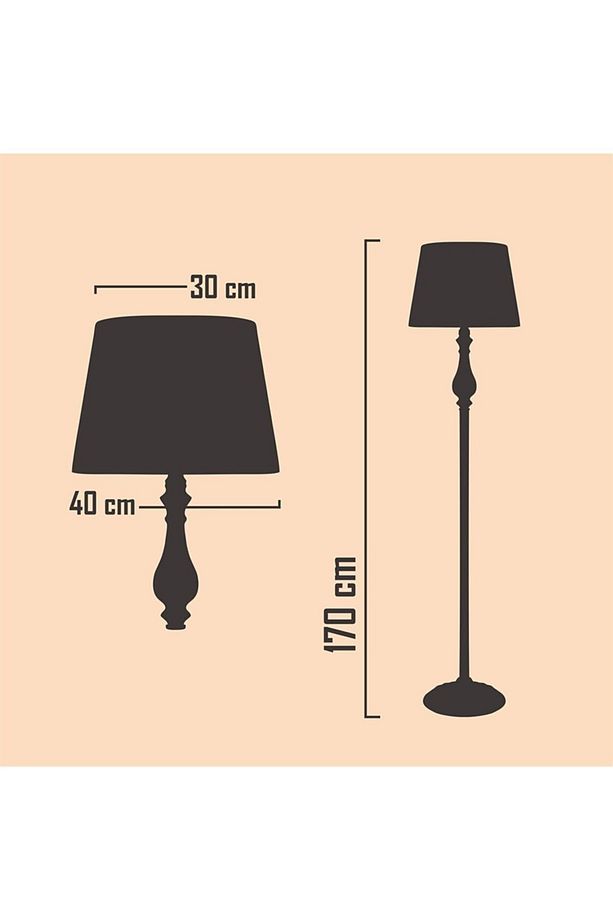 Bronz Eskitme Kaplama Solid Burgulu Tek Ayaklı Metal Lambader - Başlık Rengi Beyaz Kırçıl - 5