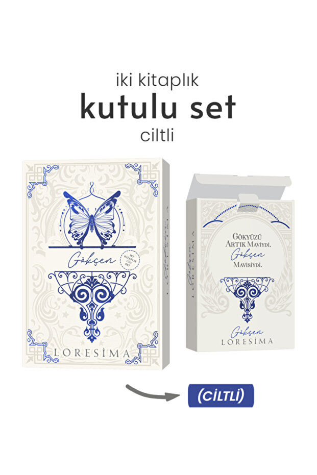 KUTULU YAN BOYAMALI 2 KİTAP SERİ GÖKÇEN İKİ KİTAPLIK SET (CİLTLİ) Loresima