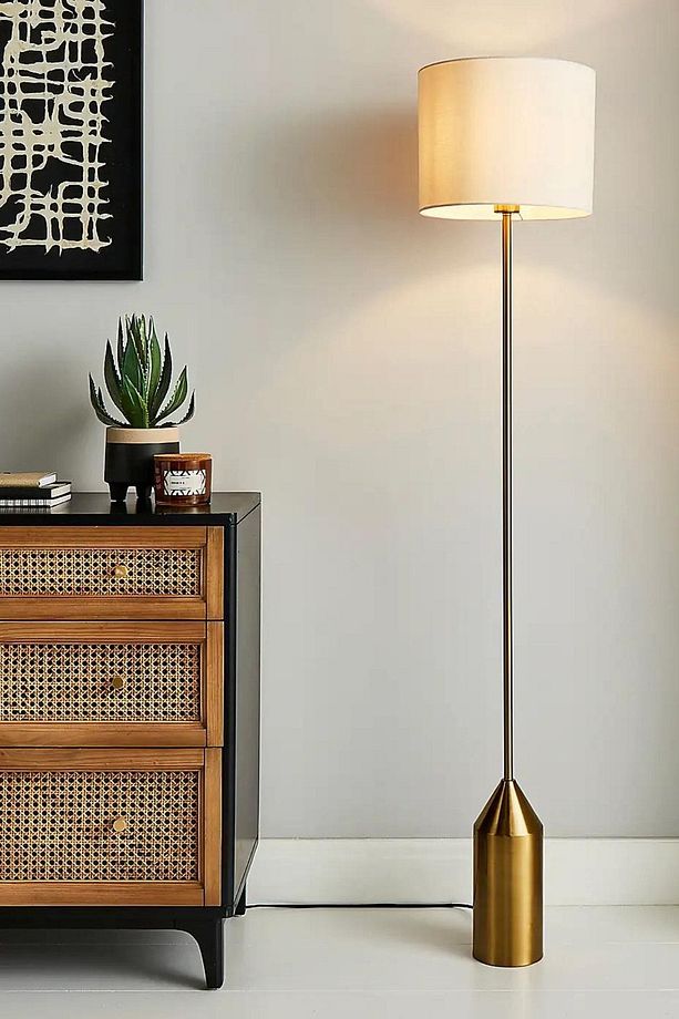 Lmd-ıt01 Mat Eskitme Gold Metal Lambader - 1