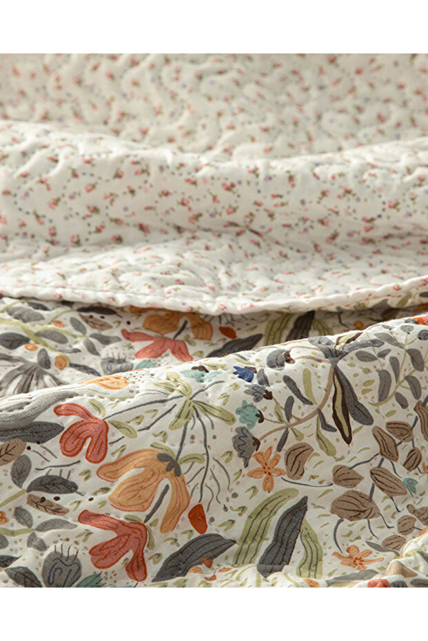 Wild Forest Tek Kişilik Çok Amaçlı Örtü Pembe - 4