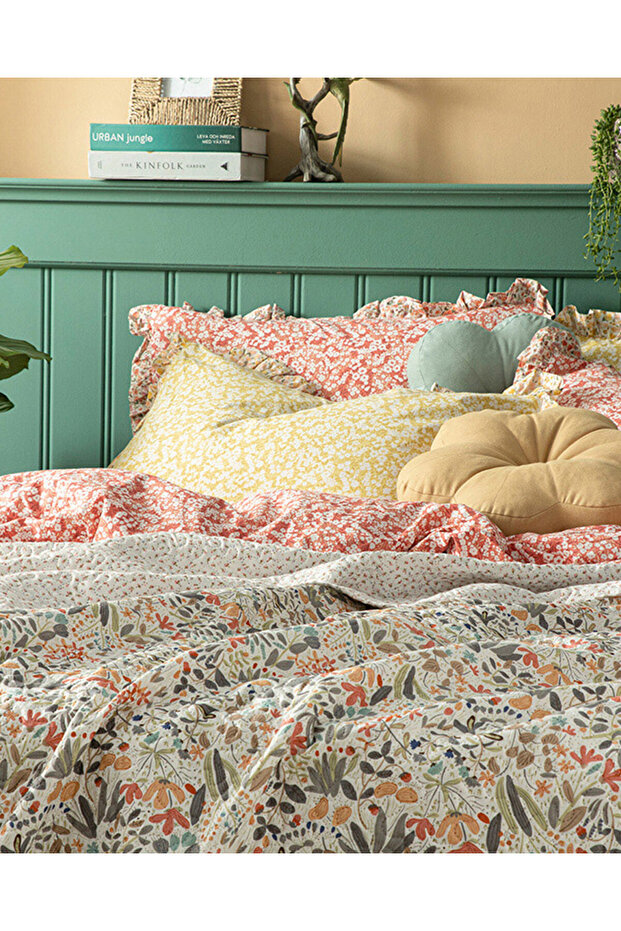 Wild Forest Tek Kişilik Çok Amaçlı Örtü Pembe - 3