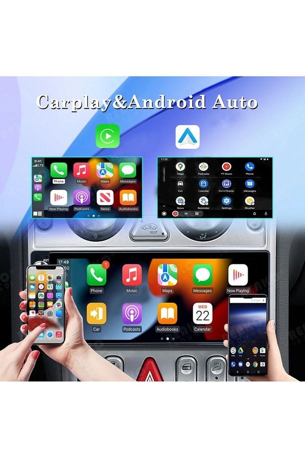 Android Double 6.9 inch 4x60w 2-32 Type-C Şarj Carplay Twogo Work WO-1975 - 2