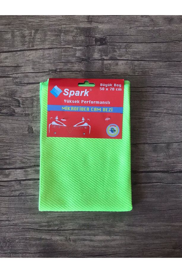 Spark Mikrofiber Cam Bezi Yeşil 50 X 70 Cm - 2