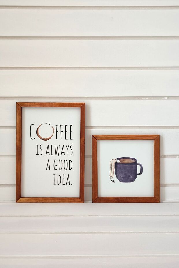 "Coffee Corner Frame, 2 Pieces - 1