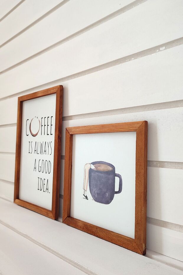 "Coffee Corner Frame, 2 Pieces - 4