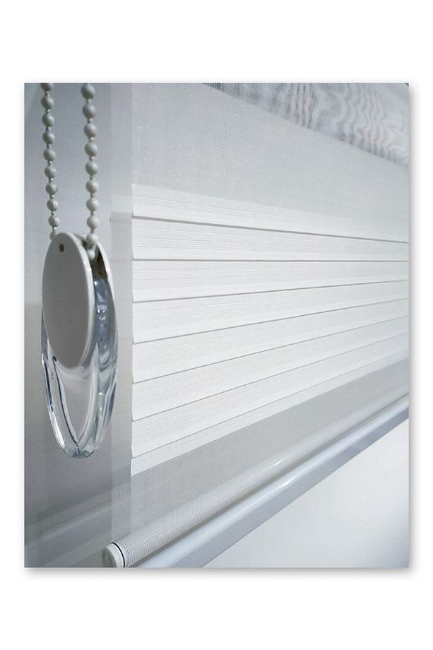 Mor Çiçekler Dijital Baskılı Zebra Perde-mutfak Perdesi-zebra Stor Perde - 2
