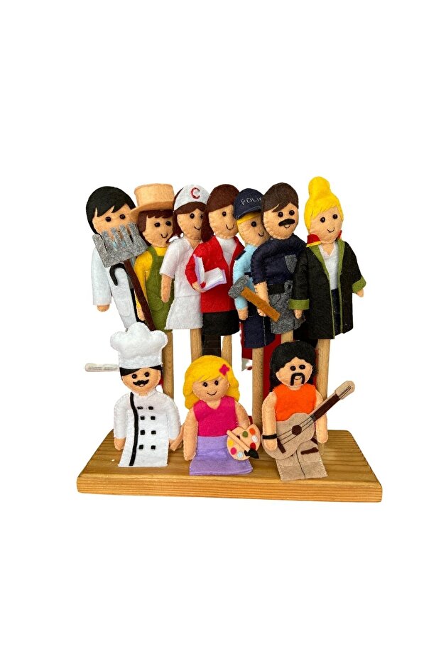 Meslekler Parmak Kuklaları - 1