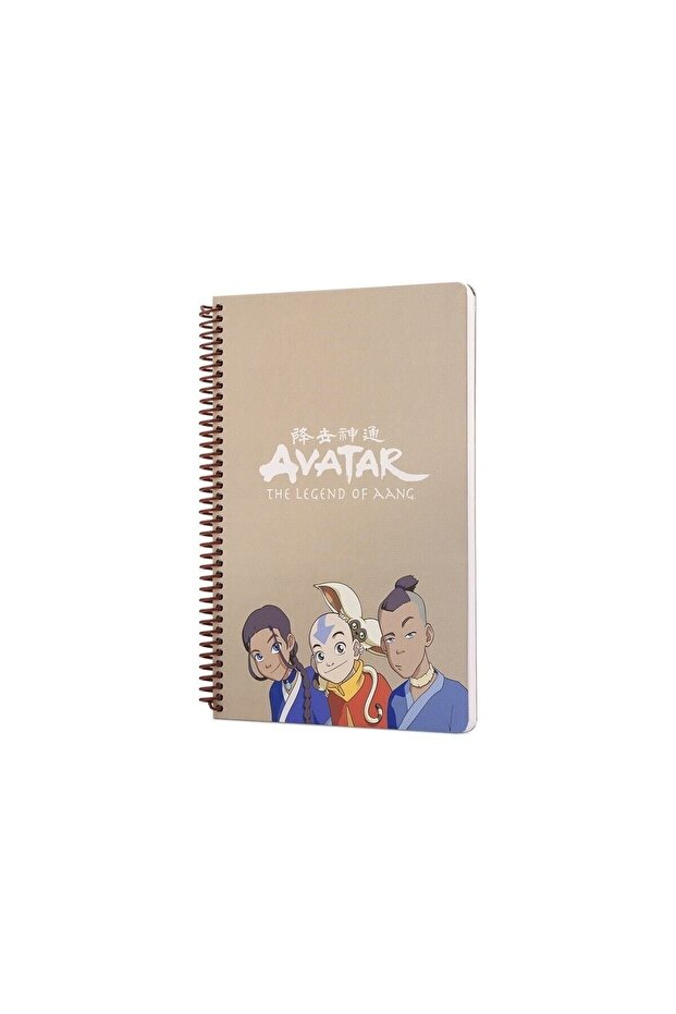 Avatar Katara Sokka Aang - دفتر ملاحظات مبطن باللون الكريمي مكون من 95 ورقة