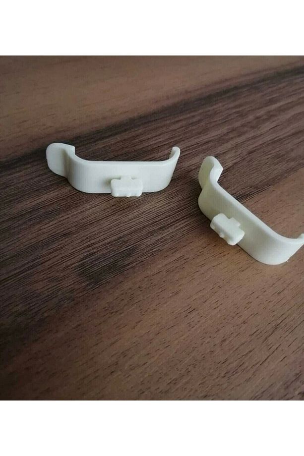 Zebra Perde Kornişe Takma Aparatı 10 Adet ( 4,5 Cm Plastik) - 4