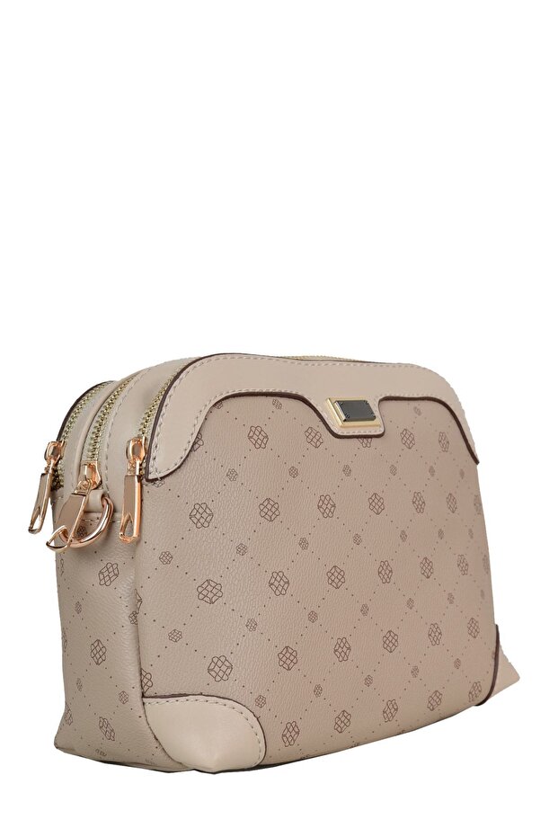 حقيبة كروس منقوشة - 1