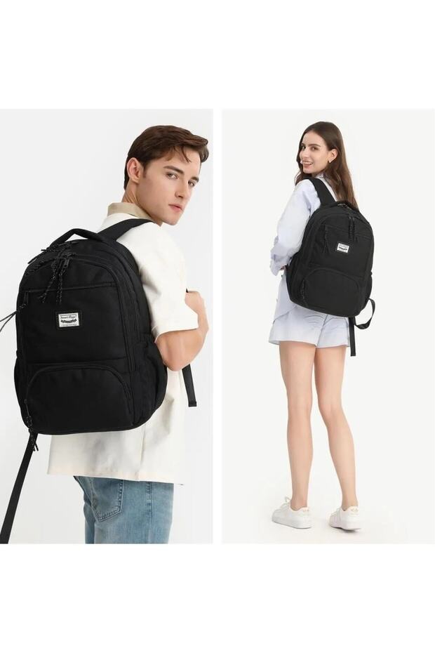 حقيبة ظهر مدرسية ذكية مع جيب جانبي كبير الحجم - 4