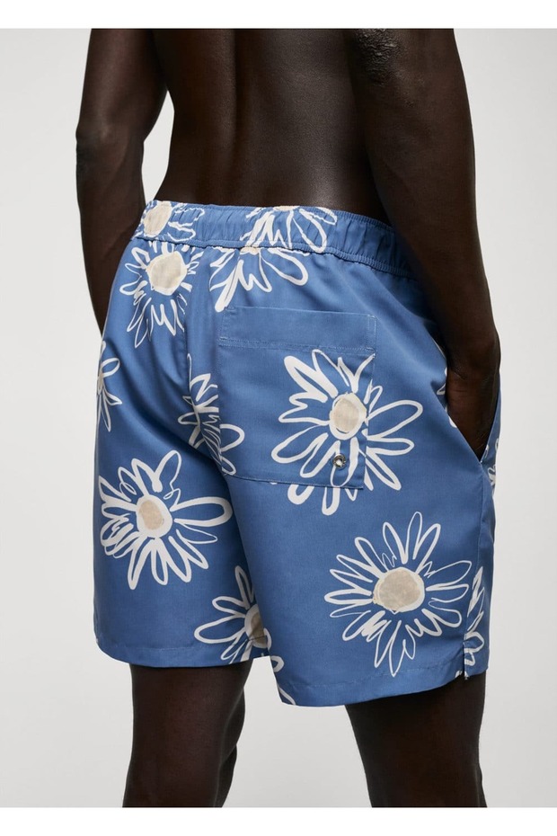 Çiçek desenli mayo - 5