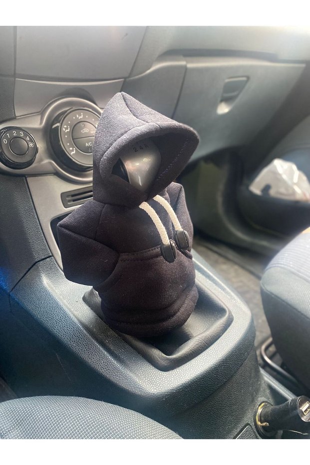 Gear Shift Fleece - Gear Shift Decoration Compatible with All Vehicles Gear Hoodie vehicle accessory Black