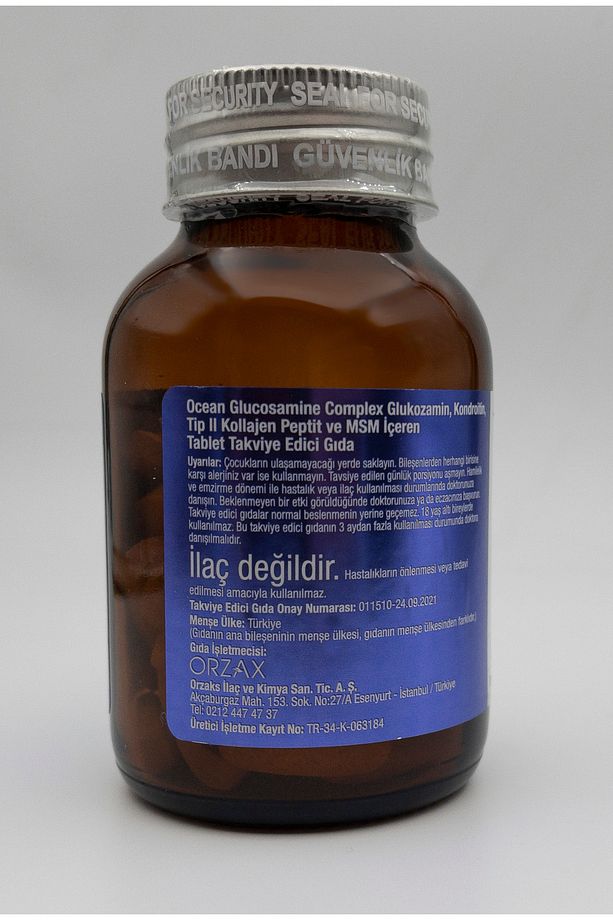 Orzax Glucosamine Complex Glukozamin Kondrotin Tip 2 Kollajen Peptit Msm - 4