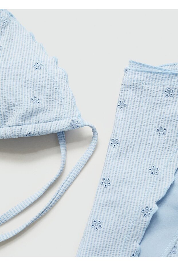 Çiçek Işlemeli Bikini - 5