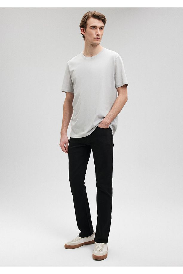Gri Basic Tişört Regular Fit / Normal Kesim 0610251-70075 - 2