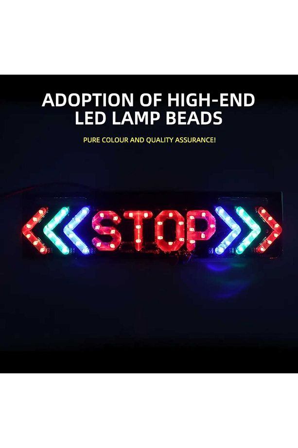 Motosiklet Led Stop Lamba Led Fren Lamba 3 Modlu Led Fren Sinyal Lambası Led Far - 4