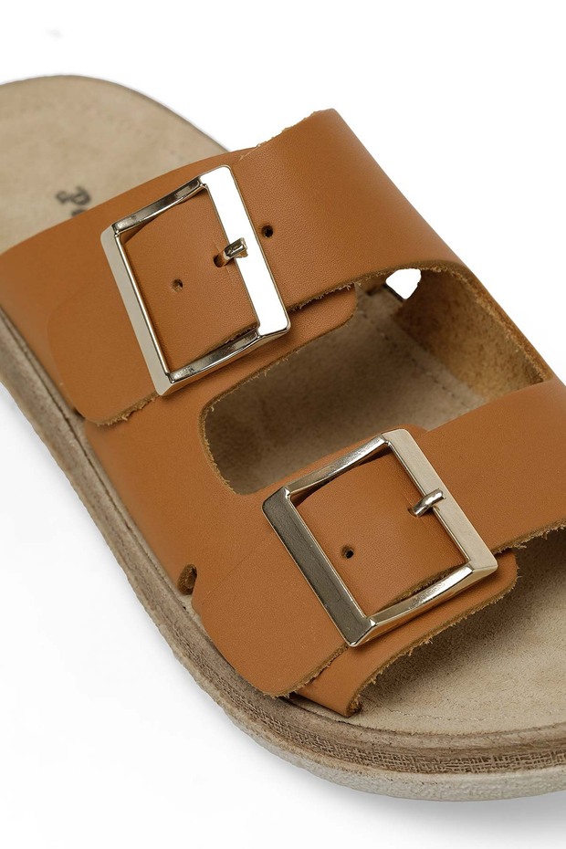 166247.CZ4FX Camel Kadın Terlik - 7