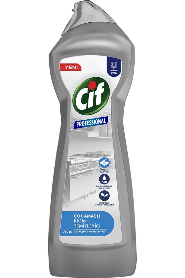 CİF PROFESSİONAL ÇOK AMAÇLI KREM TEMİZLEYİCİ 750 ML 69987046 16 ADET - 1