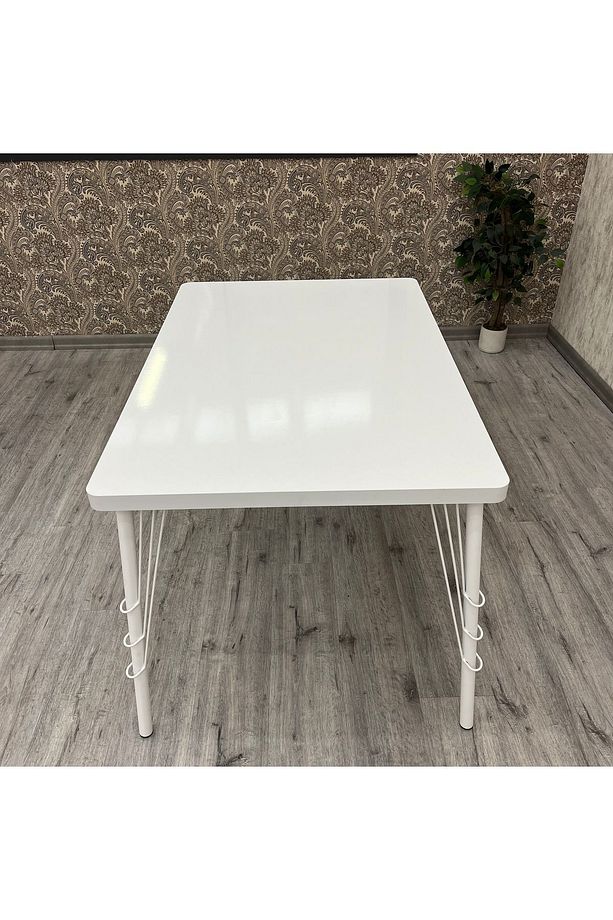 Mutfak masaları Hasır Ayaklı 80-120 dikdörtgen Mutfak Mutfak Masası - 5