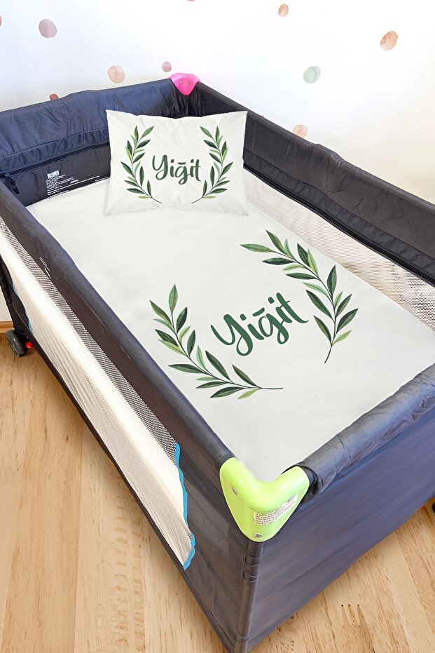 Park Bed Sheet Set Leaf (115X155)