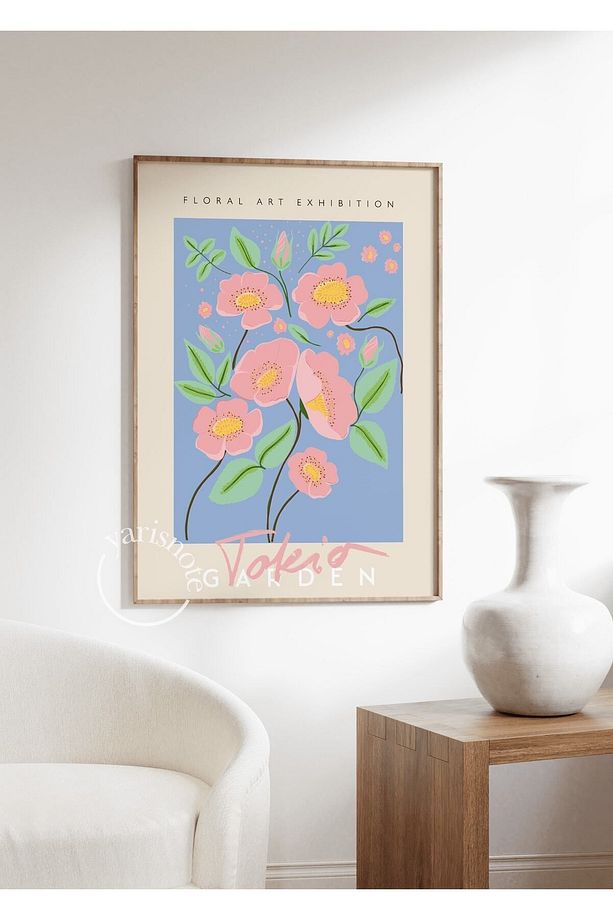 Tokio Flowers Çerçevesiz Poster - 3